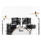 Pearl Export Graphite Silver Twist 5 Piece Drum Kit including Sabian SBR Cymbals (22", 10", 12", 16", 14" snare)