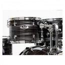 Pearl Export Graphite Silver Twist 5 Piece Drum Kit including Sabian SBR Cymbals (22", 10", 12", 16", 14" snare)