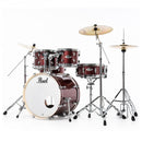 Pearl Export Black Cherry Glitter 5 Piece Drum Kit including Sabian SBR Cymbals (20", 10", 12", 14", 14" snare)