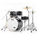 Pearl Export Jet Black 5 Piece Drum Kit including Sabian SBR Cymbals (22", 10", 12", 16", 14" snare)