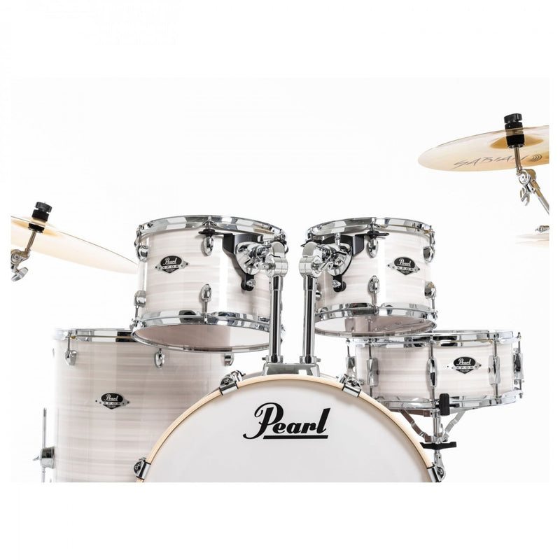 Pearl Export Slipstream White 5 piece drum Kit including Sabian SBR cymbals (22", 10", 12", 16", 14" snare)