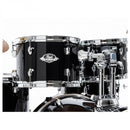 Pearl Export Jet Black 5 Piece Drum Kit including Sabian SBR Cymbals (22", 10", 12", 16", 14" snare)