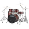 Yamaha Rydeen Burgundy Glitter 20" Shell Pack Hardware and Cymbals