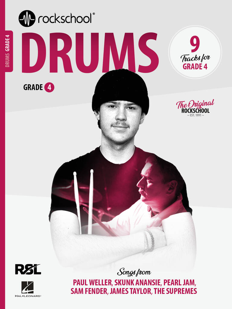 Rockschool Drum Exam Book - Grade 4 (2024)