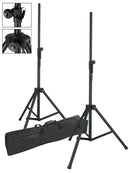 Boston BS-105-BKB Speaker Stand Pair with Gig Bag