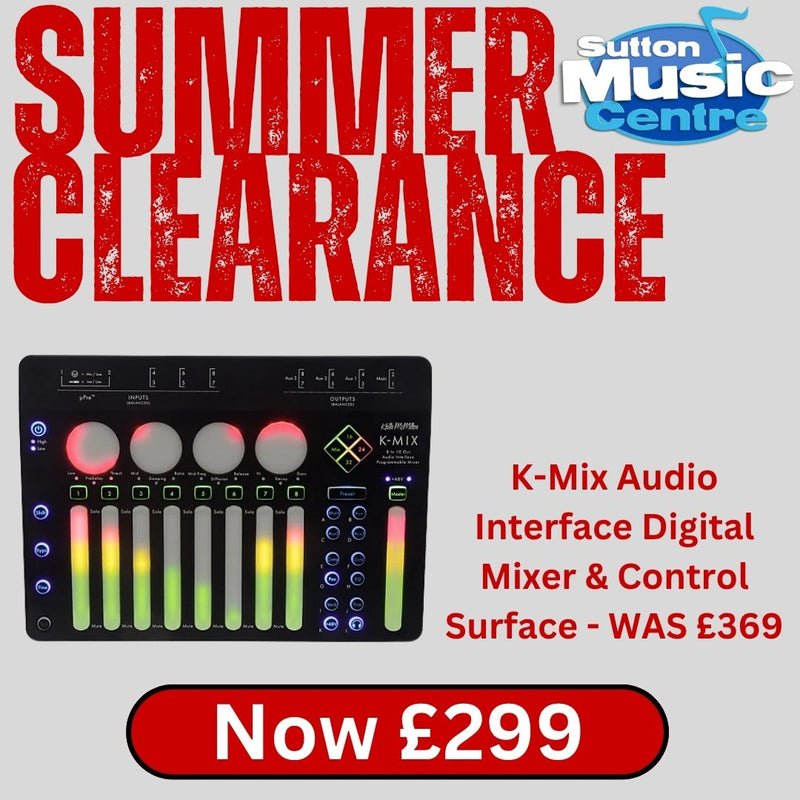 K-Mix Audio Interface Digital Mixer & Control Surface (Ex display)
