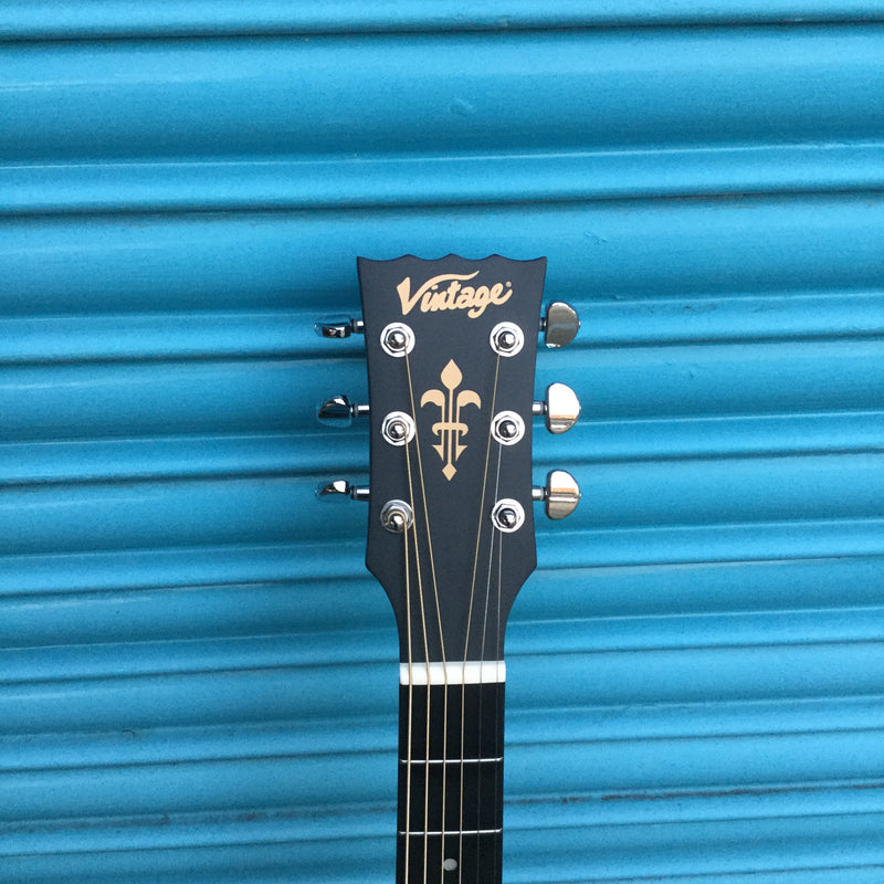 Vintage VEC300SB Stage Series 'Folk' Cutaway Electro-Acoustic Guitar Sunburst