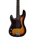 SX P Bass Style Electric Bass in 3 Colour Sunburst Left Handed with Gig Bag