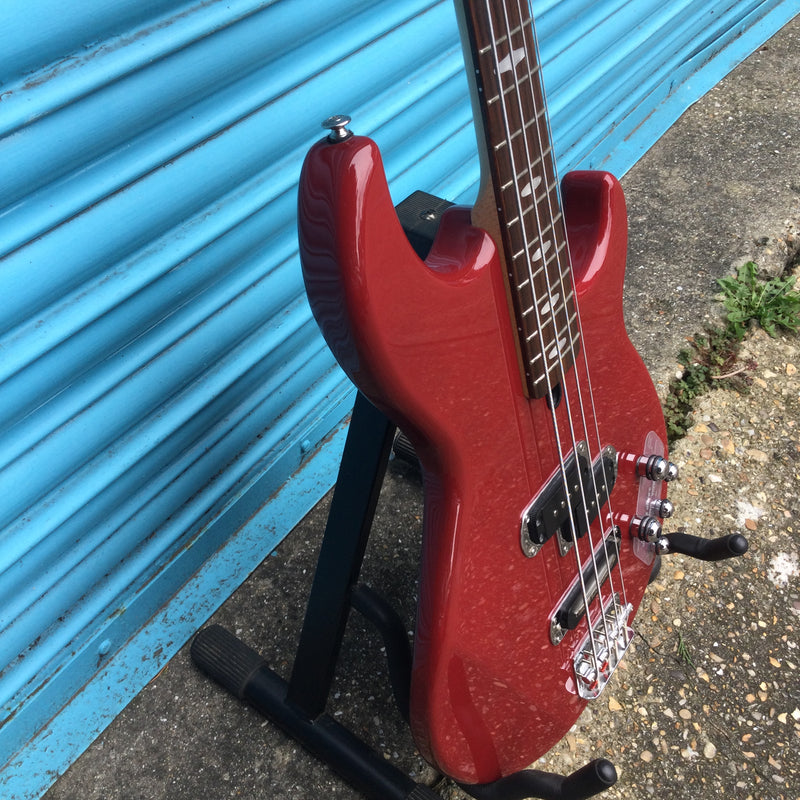 (Pre Owned) Yamaha BB614 Active Bass Guitar Raspberry Red