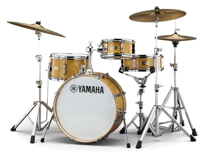 Yamaha Stage Custom Hip Shells in Raven Black with Protection Racket Cases BUNDLE