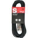 Stagg S Series Twin Male RCA to Twin Male RCA Cable