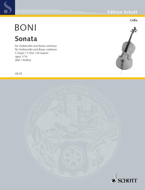 Boni Sonata (for Cello)