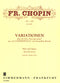 Fr. Chopin Variationen über die Arie "Non più mesta" (for Flute and Guitar)