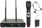 Chord - SU20 Compact Dual UHF Combo Head-Set & Handheld Microphone Set (Combo 863.42+864.3)