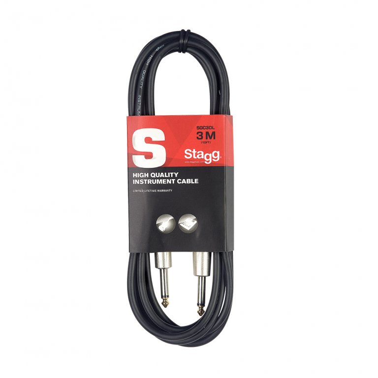 Stagg S Series 6.3mm Jack to 6.3mm Jack cable (DL)