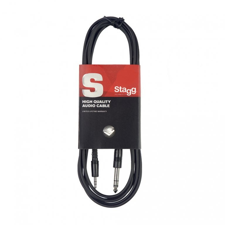 Stagg S Series 6.3mm Stereo Jack to 3.5mm Stereo Jack