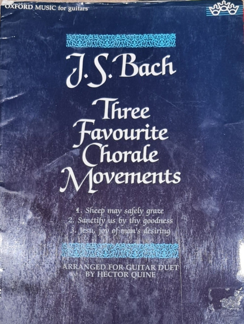 J.S. Bach Three Favourite Chorale Movements