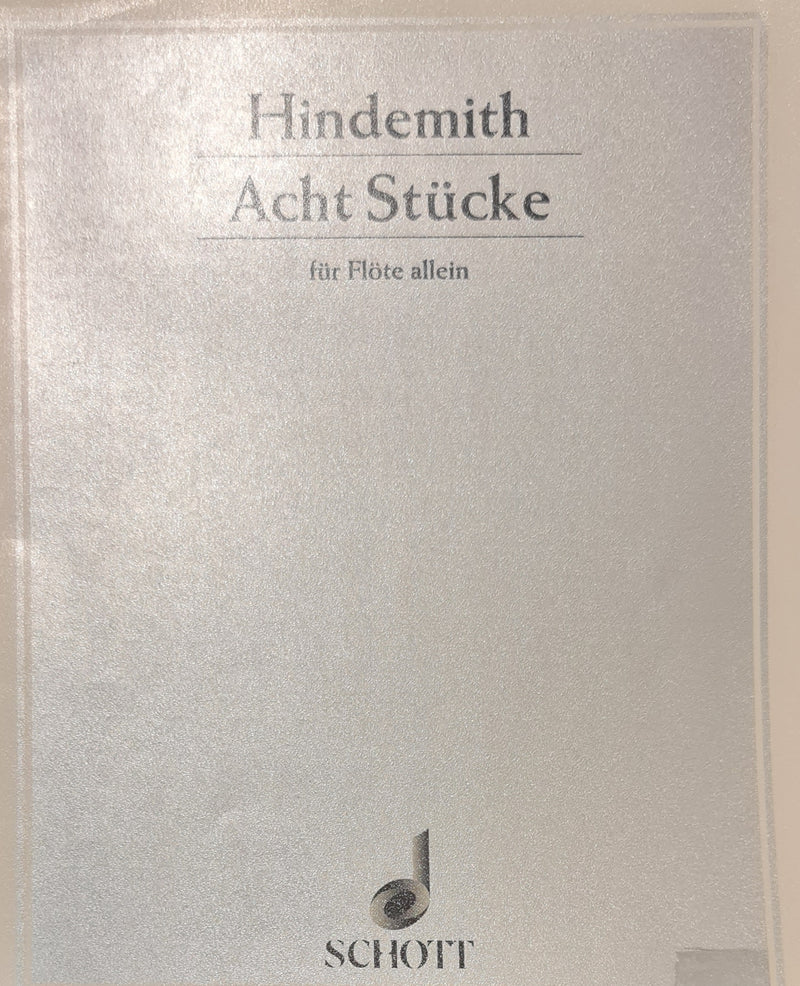 Hindemith Acht Stucke (for Flute)