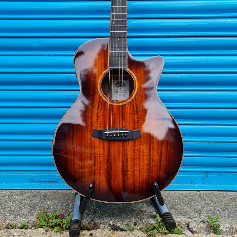 Tanglewood TW4E VC KOA Solid Top Electro Acoustic Guitar