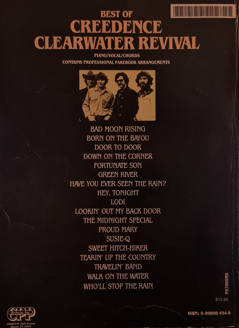 Best of Creedence Clearwater Revival (Piano, Vocal and Chords)