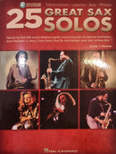 25 Great Sax Solos (incl. Online Audio)