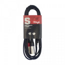 Stagg S Series Y Cable (2 x Male XLR to 3.5mm Mini Stereo Jack)