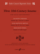 Three 18th Century Sonatas (for Cello and Continuo)