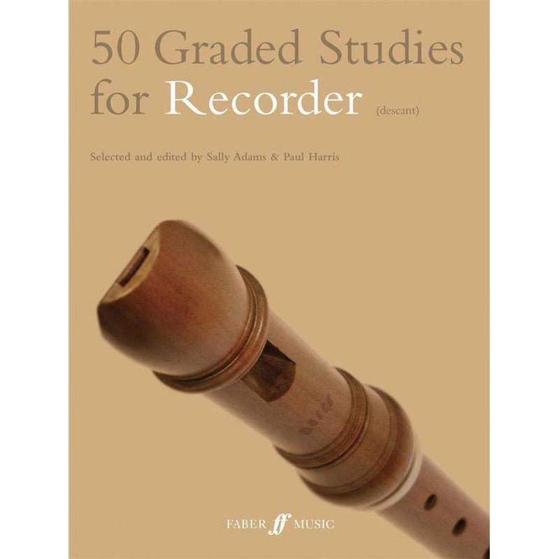 50 Graded Studies For Recorder (Descant) - Harris