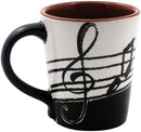 Musical Notes Latte Mug