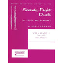 78 Duets For Flute and Clarinet Vol 1  - Himie Voxman
