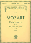 Mozart - Concerto in G K.216, Franko - Violin - G.Schirmer Edition