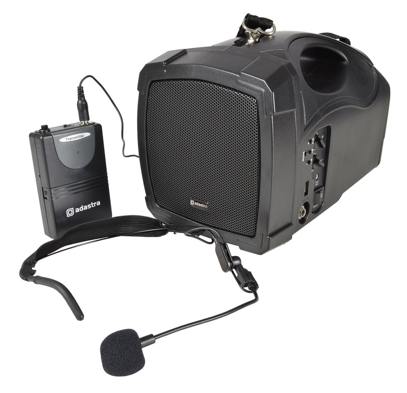 Adastra - Handheld PA System with Neckband Mic and Bluetooth