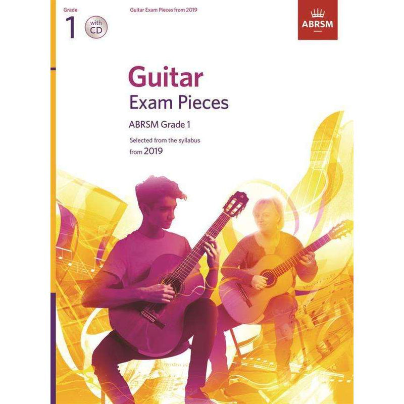 ABRSM Guitar Exam Pieces from 2019 Including CD Grade 1