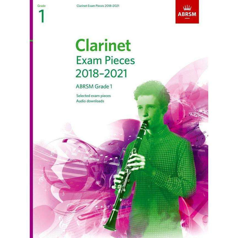 ABRSM Clarinet Exam Pieces 2018 to 2021 Grade 1