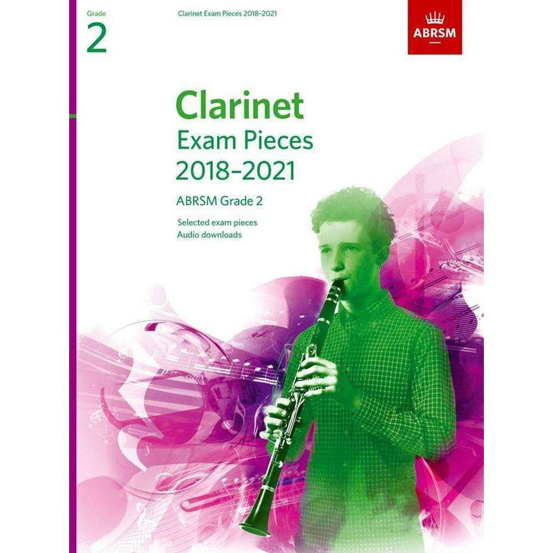 ABRSM Clarinet Exam Pieces 2018 to 2021 Grade 2