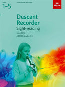 ABRSM: Sight Reading Descant Recorder Grades 1-5 (From 2018)