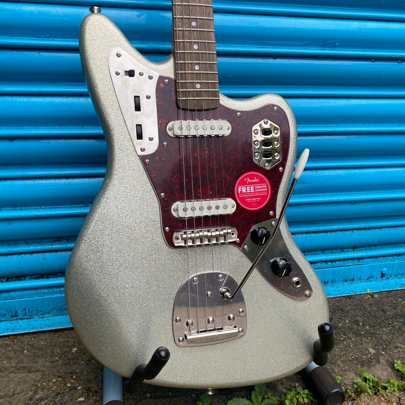 Fender Squier - Jaguar Electric Guitar (Silver Sparkle) – Sutton 
