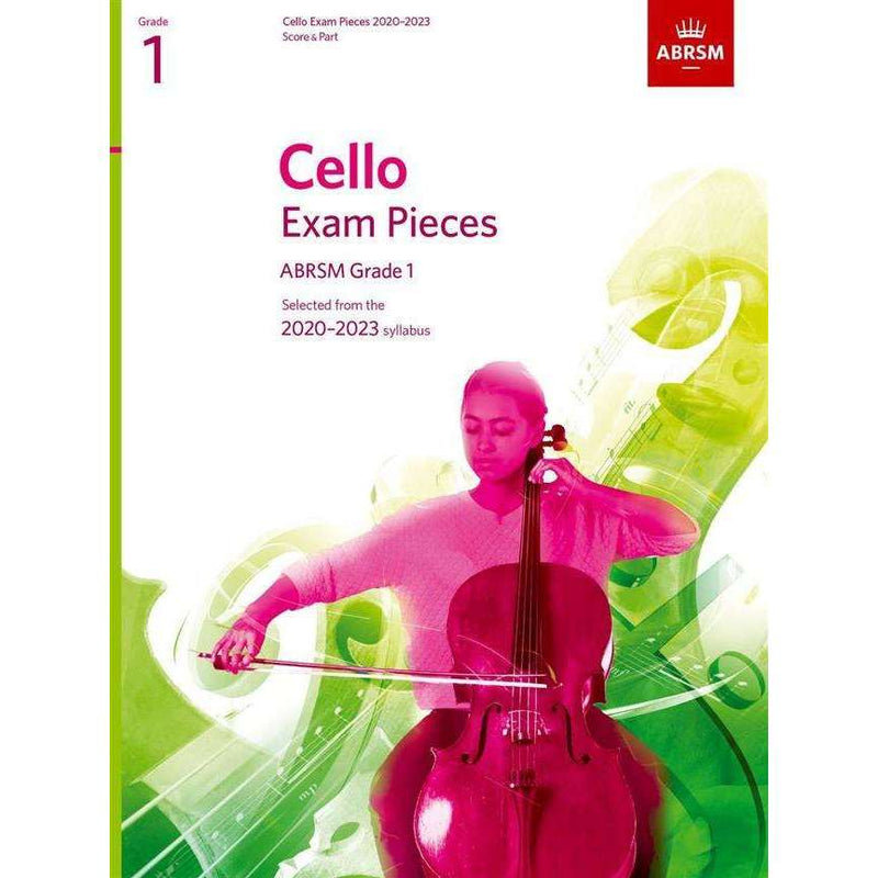 ABRSM Cello Exam Pieces 2020 to 2023 Grade 1 Score and Part