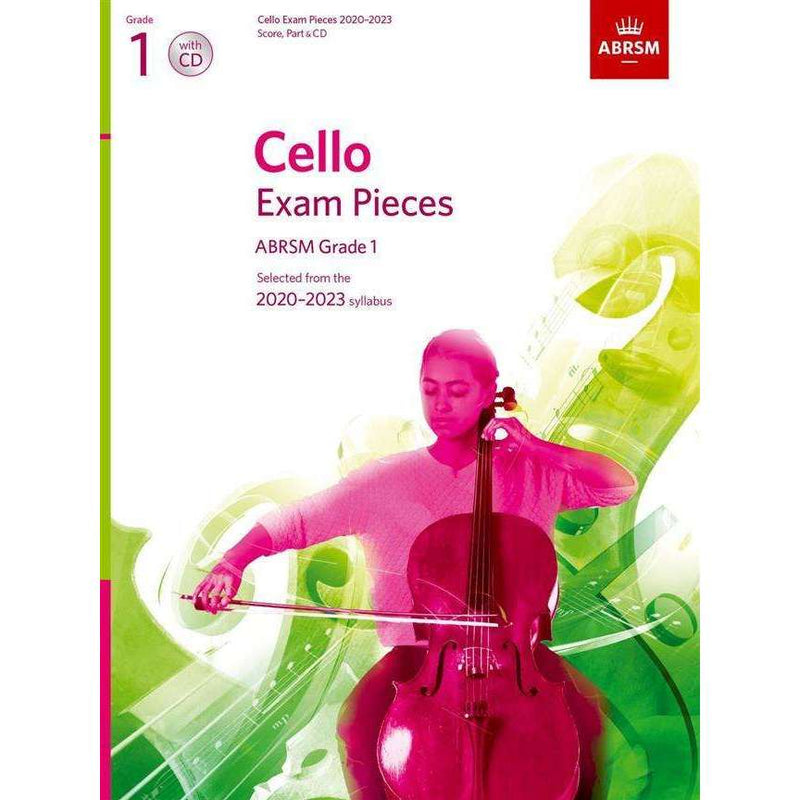ABRSM Cello Exam Pieces 2020 to 2023 Grade 1 Score, Part & CD