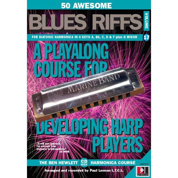50 Awesome Blues Riffs volume 17 for Harmonica