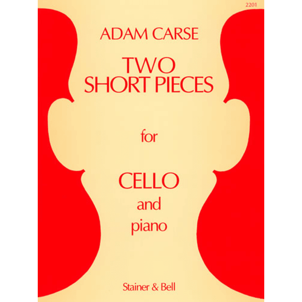 Adam Carse Two Short Pieces for Cello and Piano