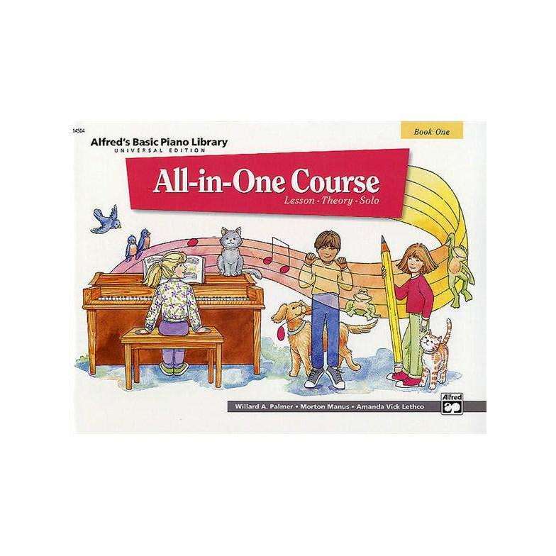 Alfred's Basic Piano Library - All in One Course Books