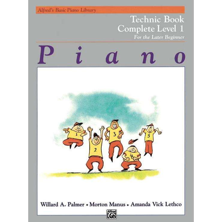 Alfred's Basic Piano Library Technic Complete Books