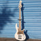 Aria - RSB 618/5 BK 5 String Electric Bass in White