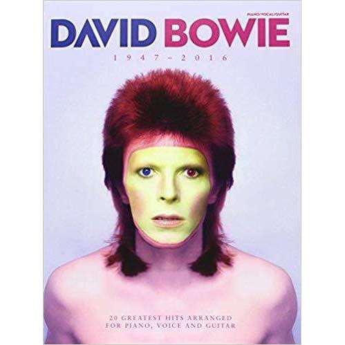 David Bowie '1947-2016' 20 Greatest Hits Arranged (Piano, Voice & Guitar)