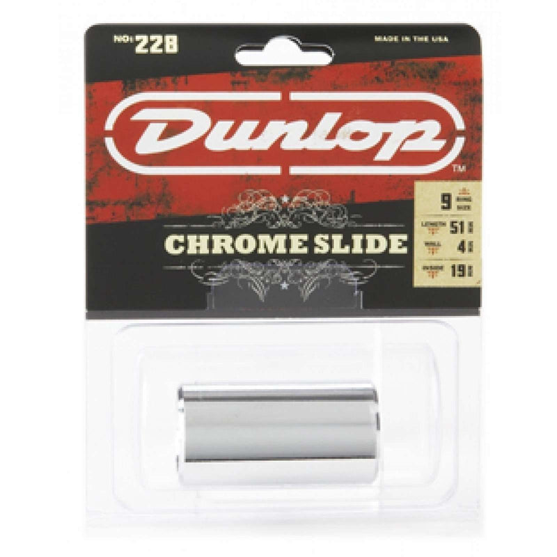 Dunlop Chromed Brass Slide 228 Heavy Wall Thickness - Medium