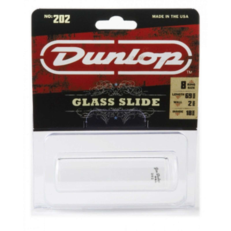 Dunlop Glass Slide 202 Regular Wall Thickness - Medium