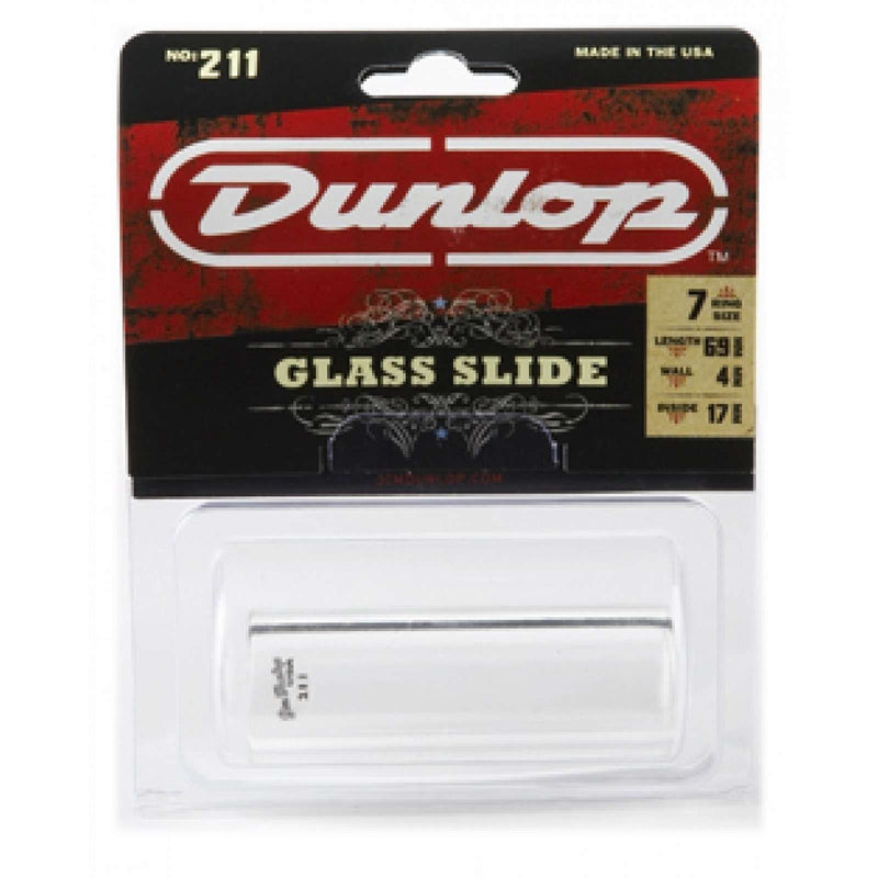 Dunlop Glass Slide 211S Heavy Wall Thickness - Small
