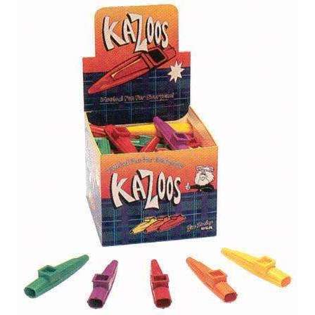 Dunlop Plastic Coloured Kazoos