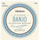 D’Addario Banjo 5 String Sets